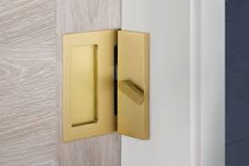 Door hardware is more than a way to open, close, and secure a space. Modern Barn Door Privacy Lock With Flush Pull Doorware Com