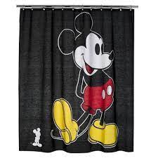 Disney Mickey Mouse Fabric Shower Curtain Black Target Mobile Mickey Mouse Shower Curtain Mickey Mouse Fabric Mickey Bathroom