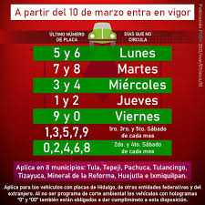 La medida aplicará de lunes a sábado de 5:00 a 22 horas. Marfeca Hidalgo Home Facebook