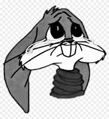The sign bunny meme explained vox. Sad Sticker Clipart Png Download Bugs Bunny Sad Png Transparent Png 1024x1067 5009577 Pngfind