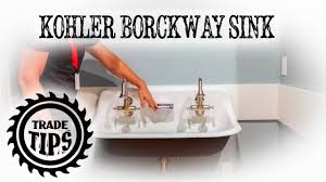 kohler brockway wall mounted wash sink