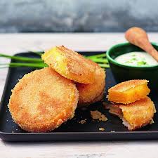 Kurbis Schnitzel Mit Meerrettichsauce Rezept Rezepte Kurbisrezepte Essen