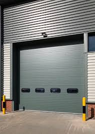 We manufacture to iso 9001 and aws d1.1 standards. Industrial Sectional Roller Door With Vision Panels B And L Roller Shutters And Garage Doors