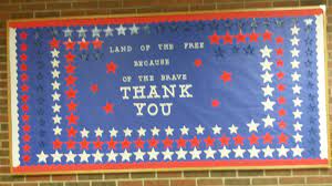 If you're using paper for your bulletin board, pin it on the board the day before you staple it. 10 Lovely Veterans Day Bulletin Board Ideas 2021