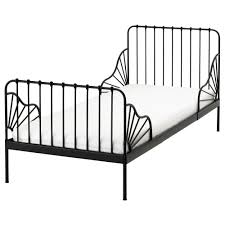 Minnen Struct Lit Ext Av Sommier A Lattes Noir En 2020 Lit Ikea Lit Bebe Ikea Et Literie Noire