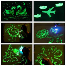 You can buy a drawing fluorescent board with. 3d Drawing Board Toys Light Up Colorful Pen Painting Tablet Writing Disappears Doodle Sketch Glow In The Dark Kids Drawing Toy50 Aliexpress