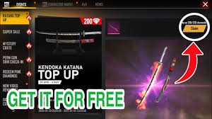 The weapon can be used as a shield to protect the wearer. Get Katana Skin For Free Free Fire Event Giveaway By Rf Gaming Youtube