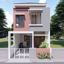 Denah rumah 2 lantai minimalis. Desain Dan Denah Rumah 2 Lantai 5 X 12 M Konsep Sederhana Tapi Elegan Di Pandang Homeshabby Com Design Home Plans Home Decorating And Interior Design