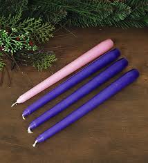 Advent Candle Tapers 10 Inch Set Of 4 Giftswithlove Inc