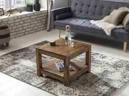Quadratischer Wohnzimmertisch Aus Sheesham Massivholz Wohnzimmertisch Wohnzimmermobel Couchtisch