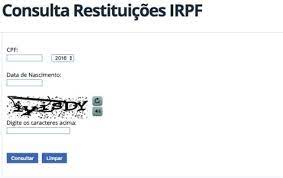 Essa informação ajuda a receita federal do brasil a evitar consultas por programas automáticos, que dificultam a utilização do aplicativo pelos demais contribuintes. Consulta Irpf 2017