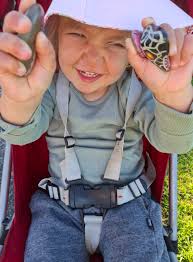 Found a special rock in Oatley Park this morning