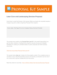 If you already have a. Landscaping Proposal Template Fill Online Printable Fillable Blank Pdffiller