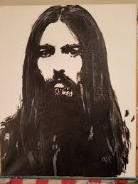 A painting I did of my favorite Beatle. The quiet one. RIP George