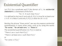 Predicates And Quantifiers Dr Yasir Ali 1 Predicates 2 Quantifiers A Universal Quantifiers B Existential Quantifiers 3 Negation Of Quantifiers 4 Universal Ppt Download