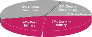 how much of u s budget goes to war tpl