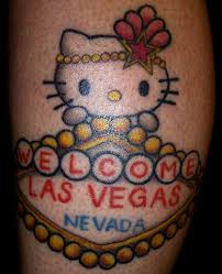 These hello kitty tattoos are just lovely! Four Star Tattoo