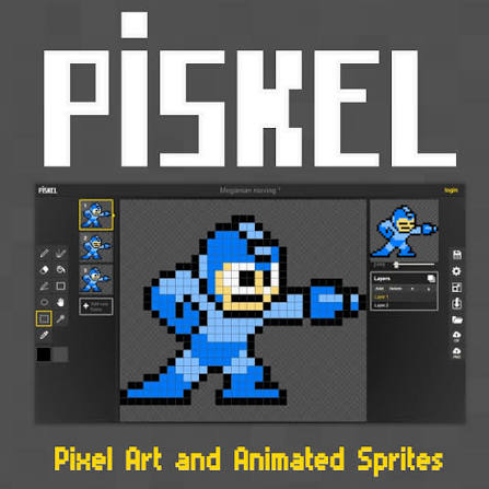 Pixels Mil: Piskel. La herramienta web definitiva para el pixelart.