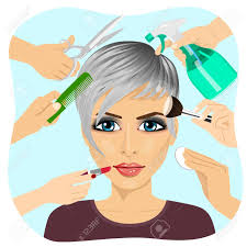 Check spelling or type a new query. Female Face And Many Hands Making Different Beauty Salon Services Design For Beauty Salons And Beauty Industry Royalty Free Cliparts Vectors And Stock Illustration Image 56814641