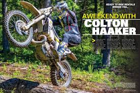 Listing the skills that make you a star. Riding With Colton Haaker Dirt Bike Magazine