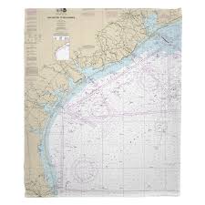 Tx Galveston To Rio Grande Tx Nautical Chart Blanket In