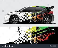 rally car decal graphic wrap vector abstract background カーラッピング ナル デザイン
