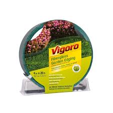 There are different styles of metal edging including ornamental metal, cast iron and aluminum. Vigoro 20 Ft Fiberglass Landscape Edging 1639fe1 The Home Depot