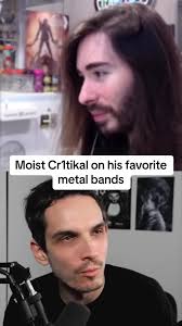 Charlie has some good taste in metal music tbh. 🤘🏻 #moistcr1tikal  #moistcritikal #niknocturnal #metal #metalmusic #moist