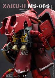 Red Zaku Ii Ms 06s Camera Bag Mobile Suit Red