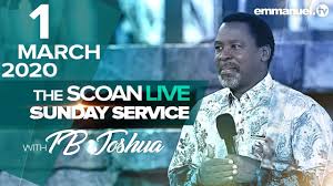 Последние твиты от scoan thessalonica ministries (@scoanharry). Live Sunday Service At The Scoan With T B Joshua 01 03 20 Emmanuel Tv