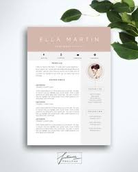 Resume Template 3 Page Cv Template Cover Letter Instant Download For Ms Word Ella Cv Template Graphic Design Jobs Resume Template