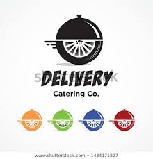 Logo Template For Food Delivery Or Courier Catering Related Business In 2020 Logo Templates Templates Food Delivery Logo
