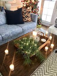 Find that perfect log for your table and drill small holes lengthwise to add small tealight candles. Butterfly Coffee Table Christmas