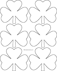 Additionally, it is used as a metaphor for the christian holy trinity. Six Shamrocks Template Enchantedlearning Com St Patrick S Day Decorations St Patricks Crafts Shamrock Template