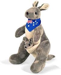 Animals that make it through the fires will continue to die in the next weeks and months because of dehydration, starvation, disease and being. Amazon Com Bohs Stuffed Gray Kangaroo With Australia Scarf And Joey Huggable Soft Animals Toy 11 8 Inches Toys Games