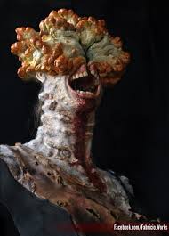 I've seen a bunch of amazing clicker costumes, so it would be pretty easy to do on a movie budget. The Art Of Video Games ×'×˜×•×•×™×˜×¨ Clicker The Last Of Us Sculpture Perspectives