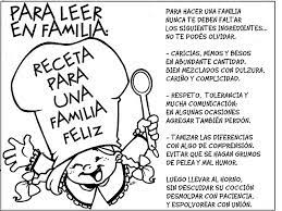 Si te quedaste sin hacerle un regalito a tu familia, aquí te dejamos unos cuantos dibujos de familias para colorear. Carteles Dia De La Familia