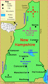 It ends in the state of new hampshire. New Hampshire Facts Map And State Symbols Enchantedlearning Com