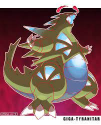Giga Tyranitar By Tomycase Pokemon Eevee Dragon Type Pokemon Pokemon Alola