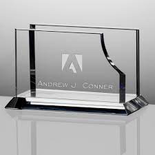 Sourcing guide for desktop business card holder: Corporate Crystal Desk Business Card Holder
