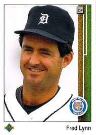 1989 Upper Deck #761 Fred Lynn VG Detroit Tigers