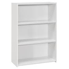 L (1) model# fg4b2500wht blarchkit. Monarch Specialties Monarch Bookcase With 3 Shelves White 36 In H Rona