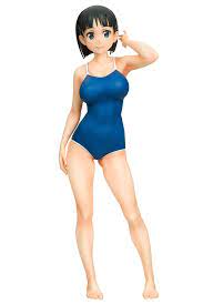 Amazon.com: PASSAGE TRADING CO., LTD Sword Art Online SUGUHA Kirigaya  Swimsuit 1/7 PVC Figure Navy : Toys & Games