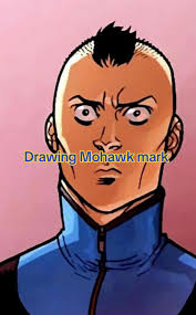 Mohawk Mark How to Draw