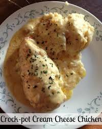 Crock Pot Cream Cheese Chicken Singing Through The Rain Recipe Cream Cheese Chicken Recipes Food