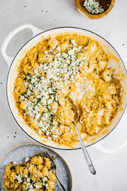 Buffalo Chicken And Rice Skillet Recipe Easy Chicken Recipes One Pot Meals Skillet Dinner Recipes