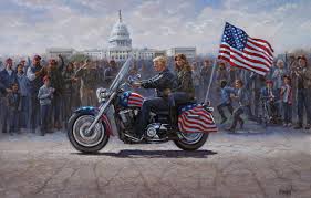 Tons of awesome manga phone wallpapers to download for free. Wallpaper Jon Mcnaughton Donald Trump The President Of The United States Maga Ride Images For Desktop Section Zhivopis Download