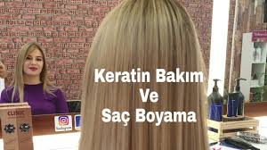 Keratin Bakimi Kullu Sari Sac Youtube