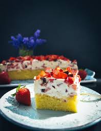 Fantakuchen Rezept Vom Blech Mit Schmand Und Erdbeeren Rezept Fantakuchen Rezept Fantakuchen Lecker