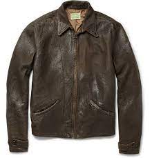 Levis Vintage Collection 1930s Menlo Leather Jacket Size Large Distressed Leather Jacket Vintage Leather Jacket Leather Jacket